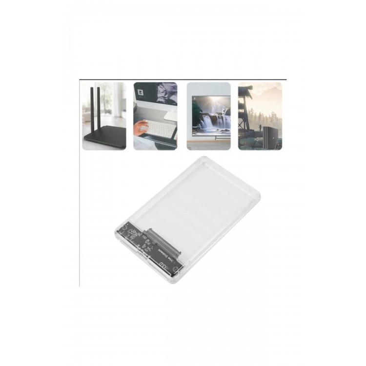 Usb 3.0 Taşınabilir Hardisk Kutusu Şeffaf Kutu